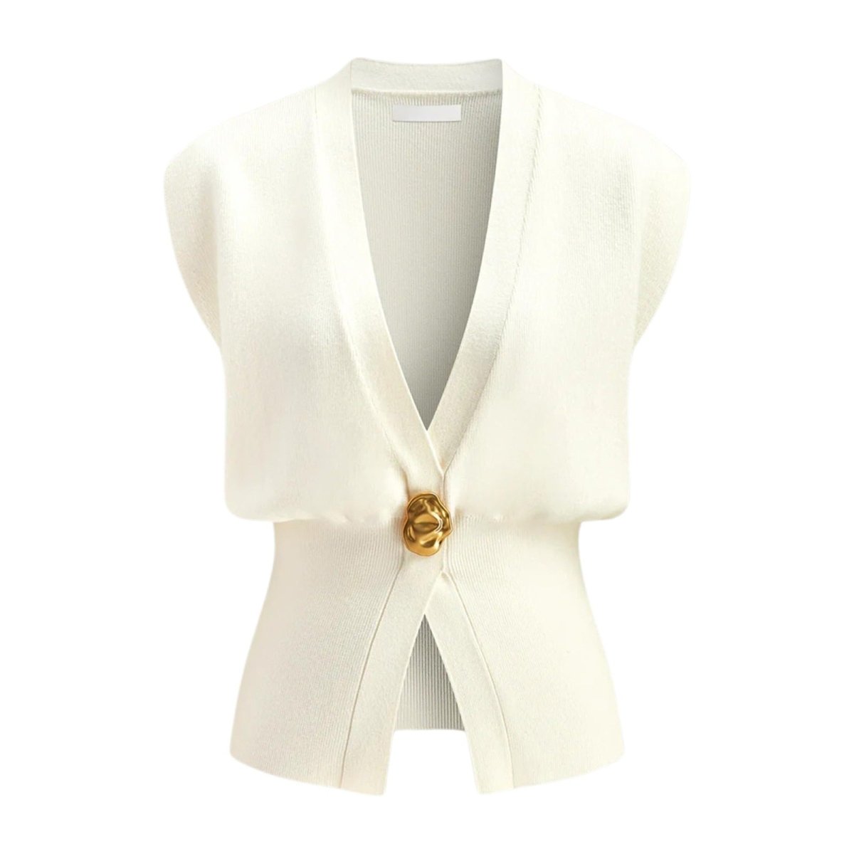 וסט אלגנטי עם מחשוף V – נוחות ויוקרה במראה נשי קלאסי - Elora