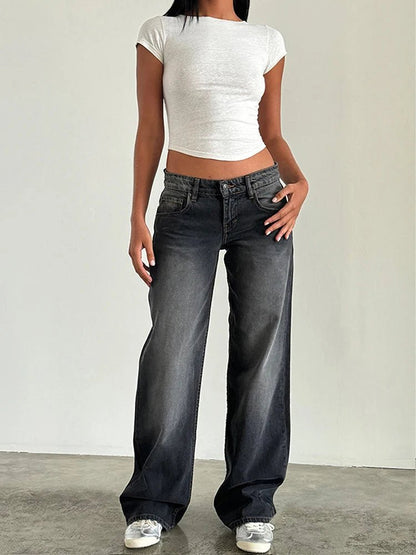 ג׳ינס בגזרה רחבה בסגנון וינטג’ – נוחות קלילה עם סטייל מושלם - Elora