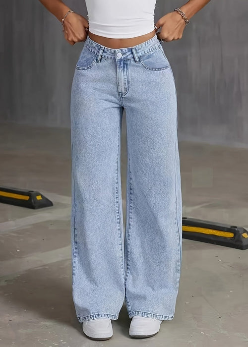 גינס רחב במותן גבוהה נוחות מושלמת עם סטייל עדכני