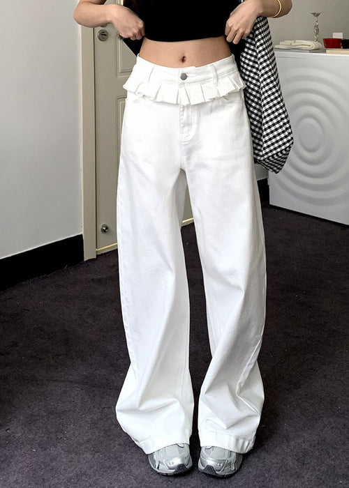 גינס רחב עם-תחרה אלגנטיות ייחודית ונוכחות נשית