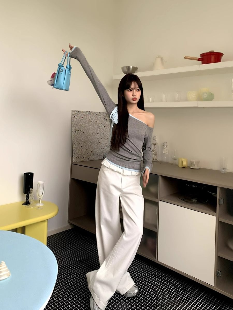 גינס רחב עם - תחרה אלגנטיות ייחודית ונוכחות נשית - Elora