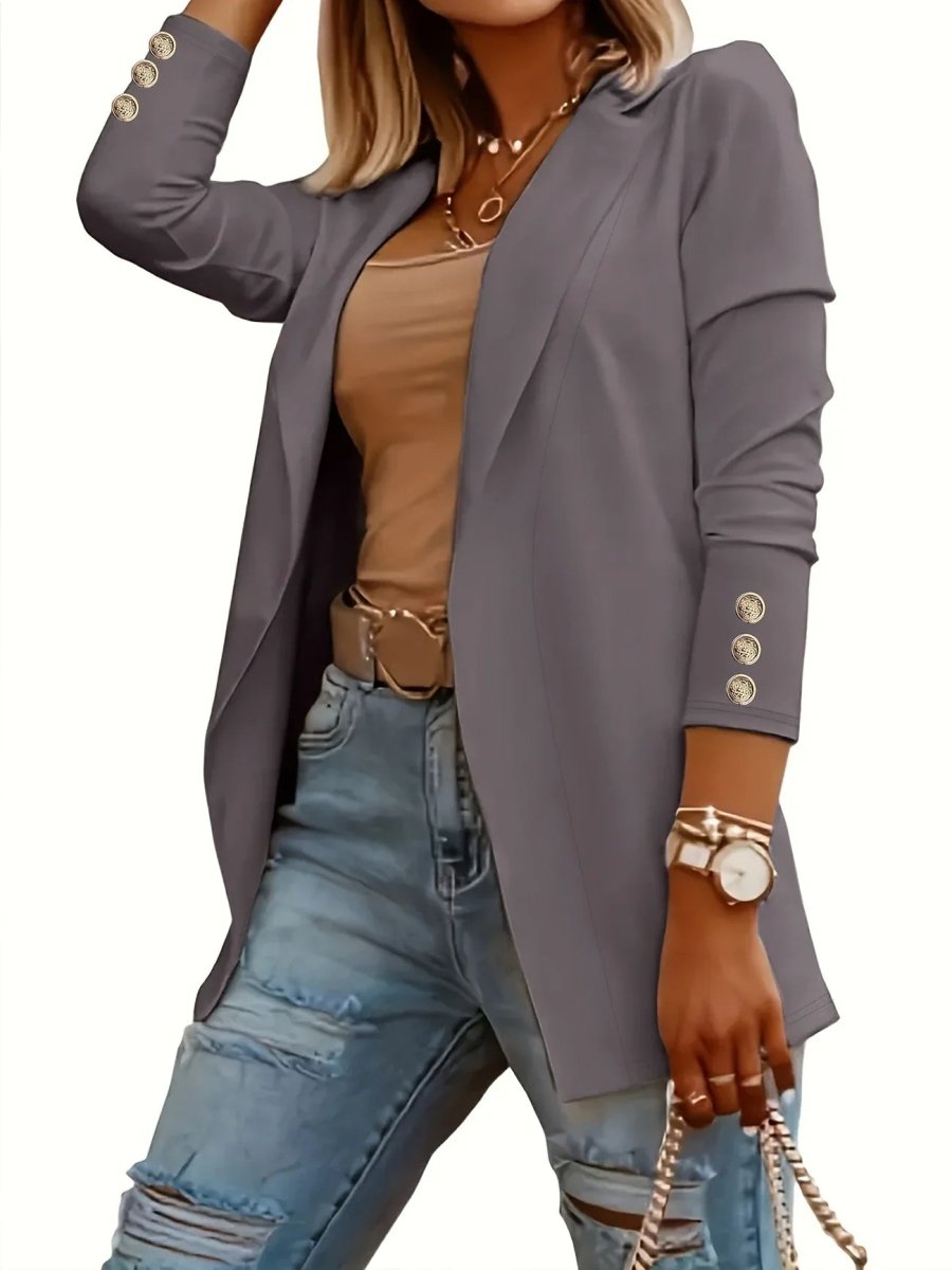 ג׳קט פתוח אלגנטי – נוחות וסטייל במראה מודרני - Elora