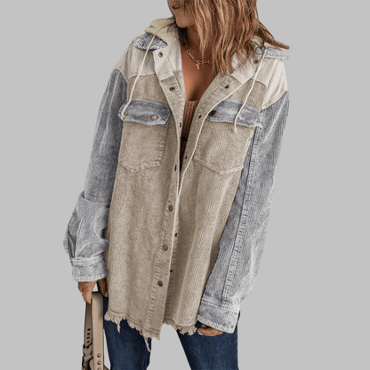 ג׳קט כפתורים עם קפוצ׳ון – אלגנטיות נינוחה לכל עונה - Elora