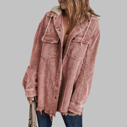 ג׳קט כפתורים עם קפוצ׳ון – אלגנטיות נינוחה לכל עונה - Elora