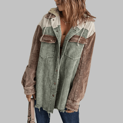 ג׳קט כפתורים עם קפוצ׳ון – אלגנטיות נינוחה לכל עונה - Elora