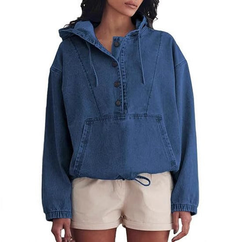 ג׳קט ג׳ינס קליל עם כובע– השילוב המושלם של נוחות וסטייל יומיומי