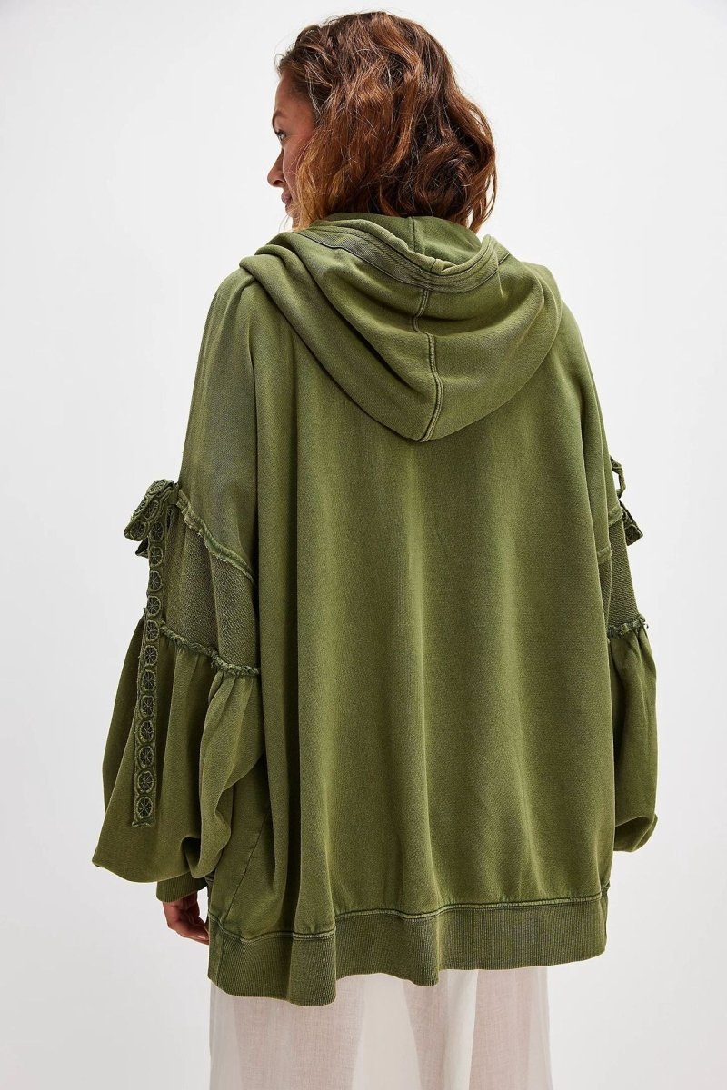 ג׳קט עם קפוצ׳ון וקשר צד – נוחות ואלגנטיות בעיצוב ייחודי ומלא שיק - Elora