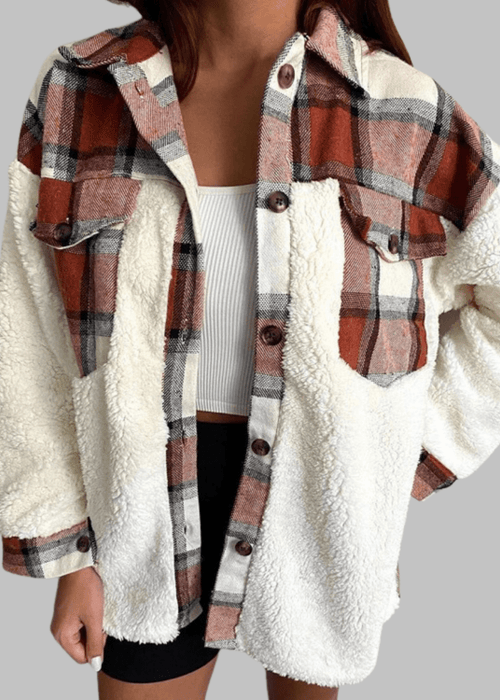 ג׳קט משובץ רך ונעים – שילוב מושלם של נוחות ואלגנטיות יומיומית