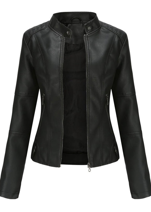 ג׳קט רוכסן אלגנטי – סטייל נקי עם נגיעה מודרנית