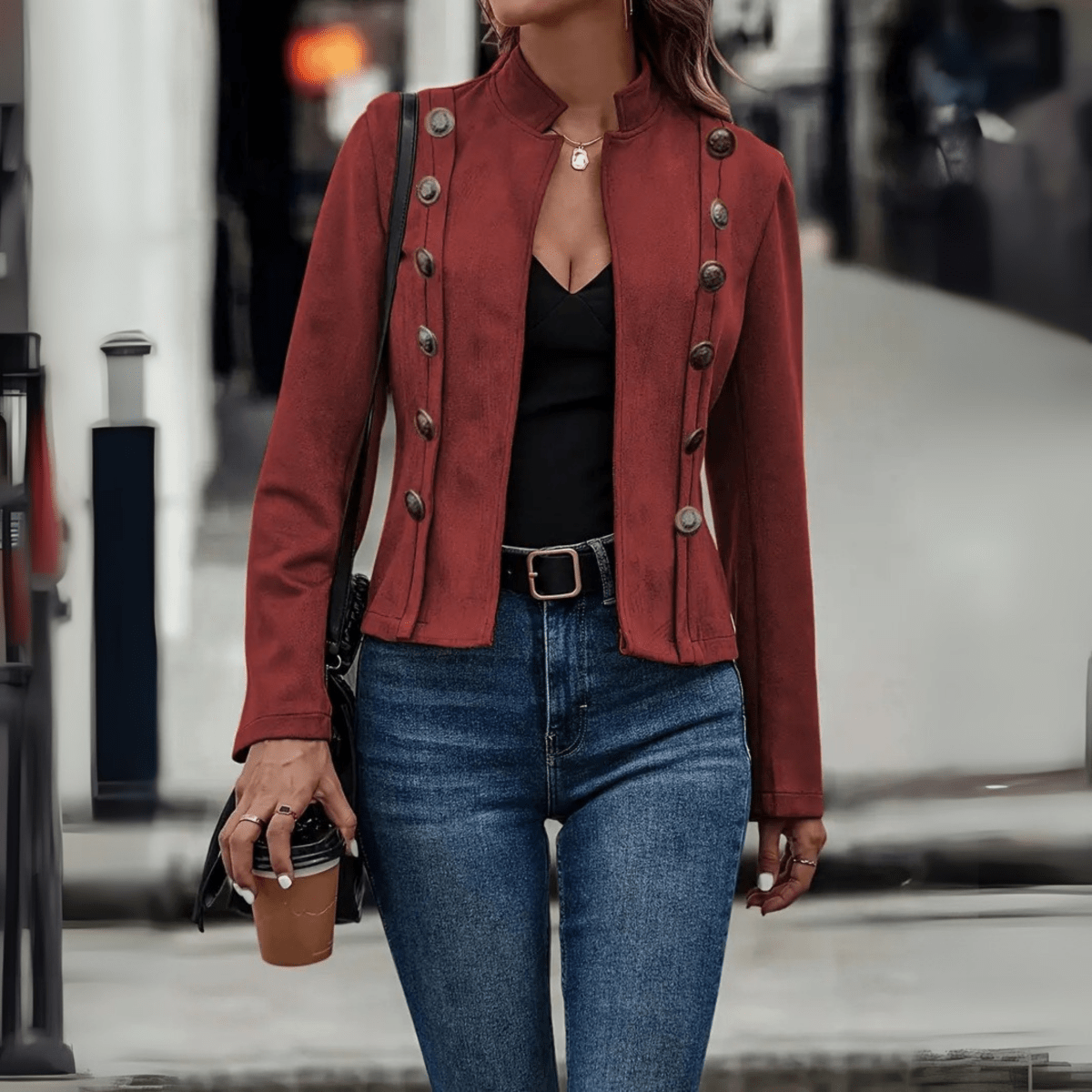 ג׳קט וינטג’ מחויט – אלגנטיות נצחית במראה מחמיא ומוקפד - Elora