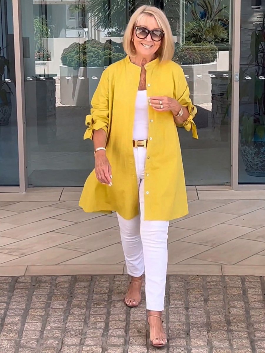 ג׳קט חולצה ארוך ואלגנטי – שילוב מושלם של נוחות ויוקרה - Elora