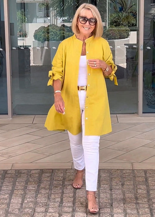 ג׳קט חולצה ארוך ואלגנטי – שילוב מושלם של נוחות ויוקרה