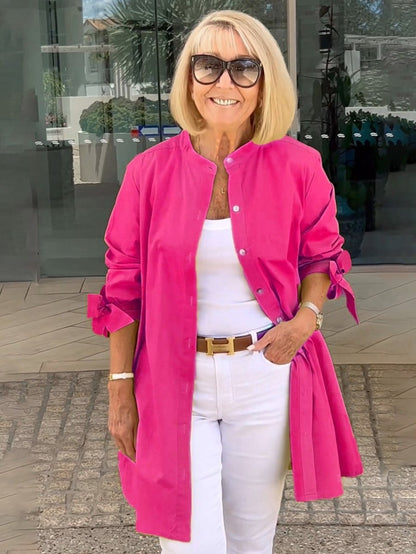 ג׳קט חולצה ארוך ואלגנטי – שילוב מושלם של נוחות ויוקרה - Elora