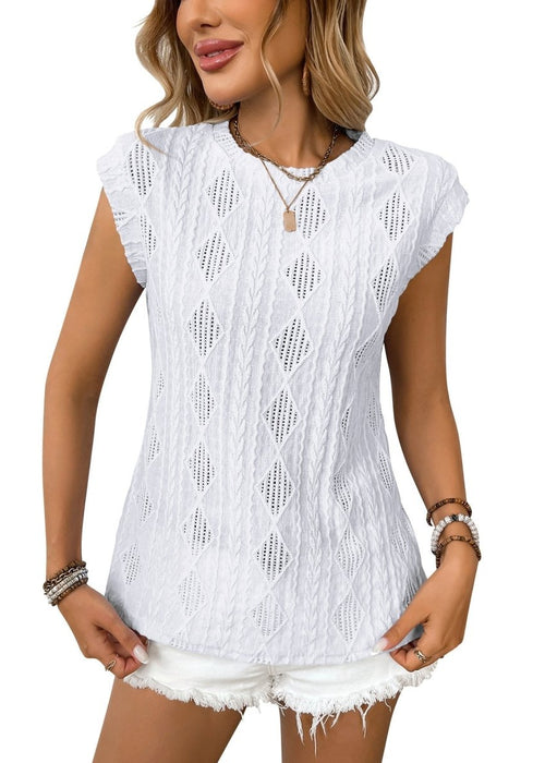 טי סרוגה קלילה – אלגנטיות נשית ונוחות לקיץ