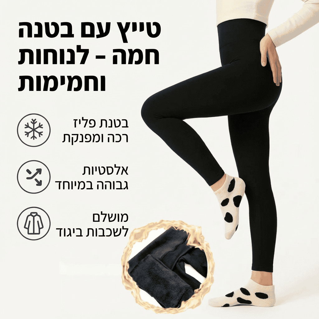 טייץ פרוותי מחמם - Elora