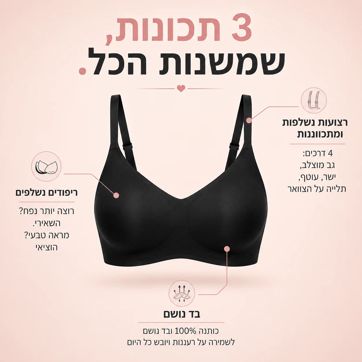 החזייה האחת לכל המלתחה