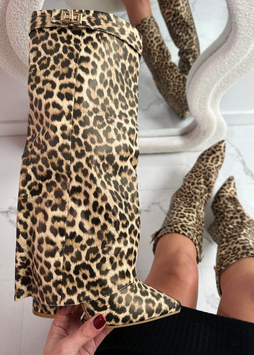 מגפיים מנומרות – נועזות, יוקרה וסטייל עוצמתי