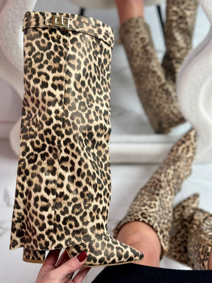 מגפיים מנומרות – נועזות, יוקרה וסטייל עוצמתי - Elora