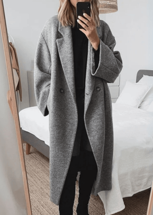 מעיל אוברסייז אלגנטי – נוחות עוטפת במראה מתוחכם