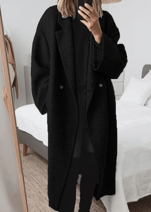 מעיל אוברסייז אלגנטי – נוחות עוטפת במראה מתוחכם