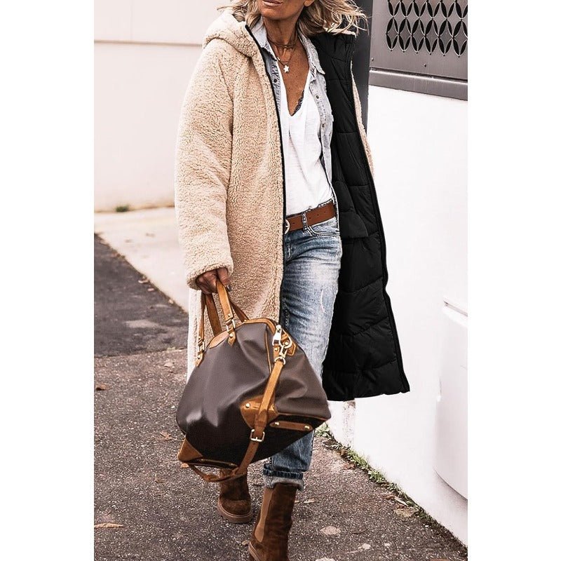 מעיל דו־צדדי אלגנטי – חמימות ונוחות בעיצוב אחד מושלם - Elora