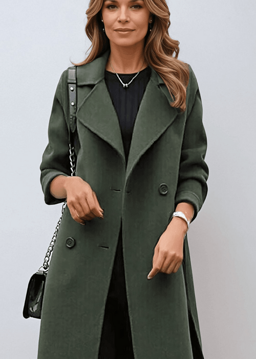 מעיל טרנץ' ארוך – אלגנטיות וביטחון בכל יום