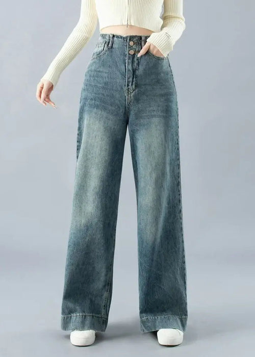 מכנסי ג'ינס רחבים