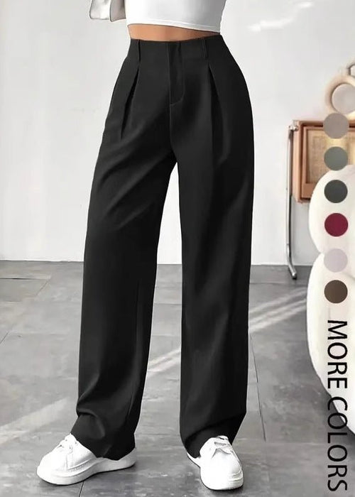 מכנסיים רחבים במותן גבוהה – אלגנטיות טבעית לכל הזדמנות