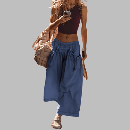 מכנסים רחבים – נוחות עם נגיעת סטייל עירוני - Elora