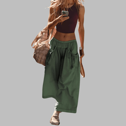 מכנסים רחבים – נוחות עם נגיעת סטייל עירוני - Elora