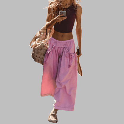 מכנסים רחבים – נוחות עם נגיעת סטייל עירוני - Elora