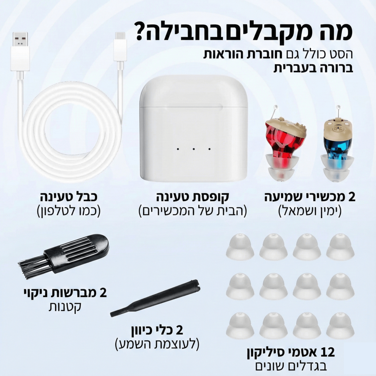 מכשיר שמיעה קטן - Elora