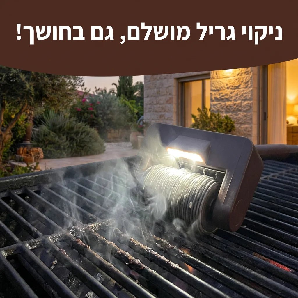 מקרצף הגריל החשמלי מקצועי פרימיום - Elora
