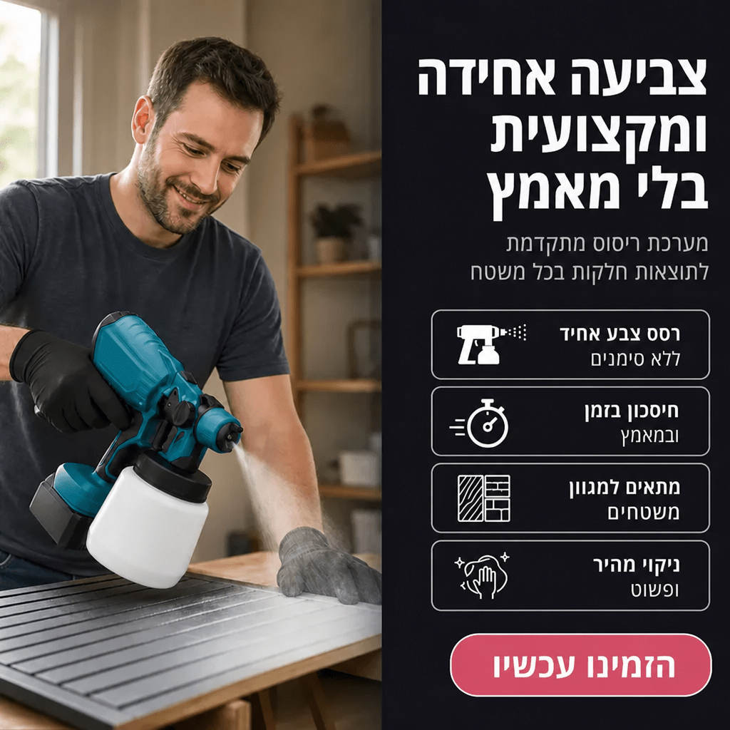 המרסס לצביעה מקצועית ללא מאמץ - Elora