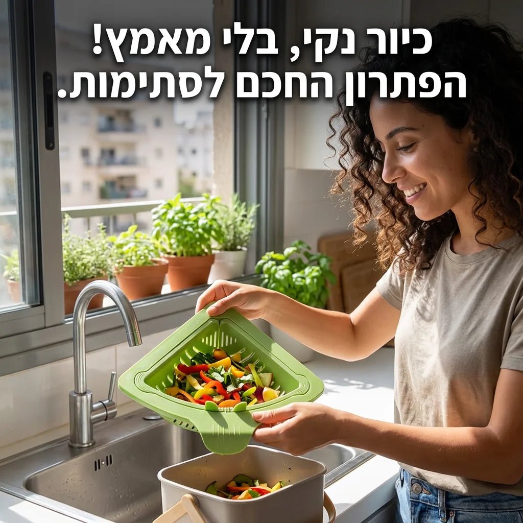 מסננת הפלא הפינתית לכיור - Elora