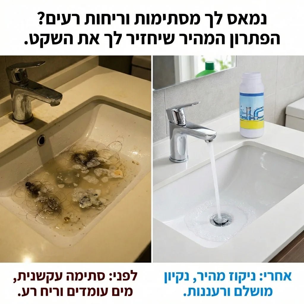 פותח סתימות מיידי לצנרת נקייה - Elora