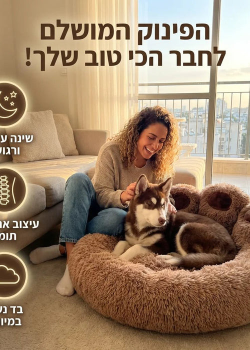 מיטת פרימיום מפנקת לכלב שלך