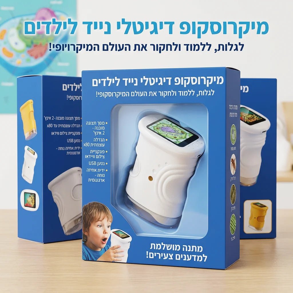 מיקרוסקופ דיגיטלי: הרפתקה מתחת לאף - Elora