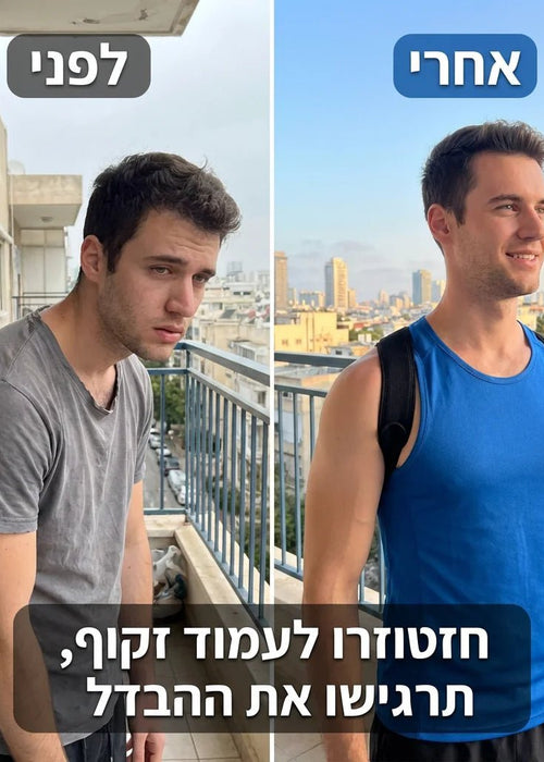 הפתרון ליציבה זקופה וביטחון עצמי