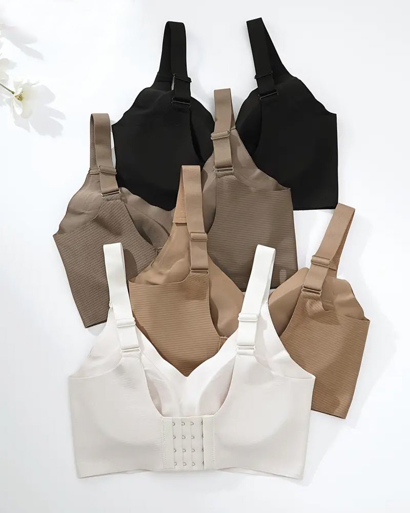 סט 3 חזיית נוחות חלקה – בלי ברזלים ועם התאמה מדויקת - Elora