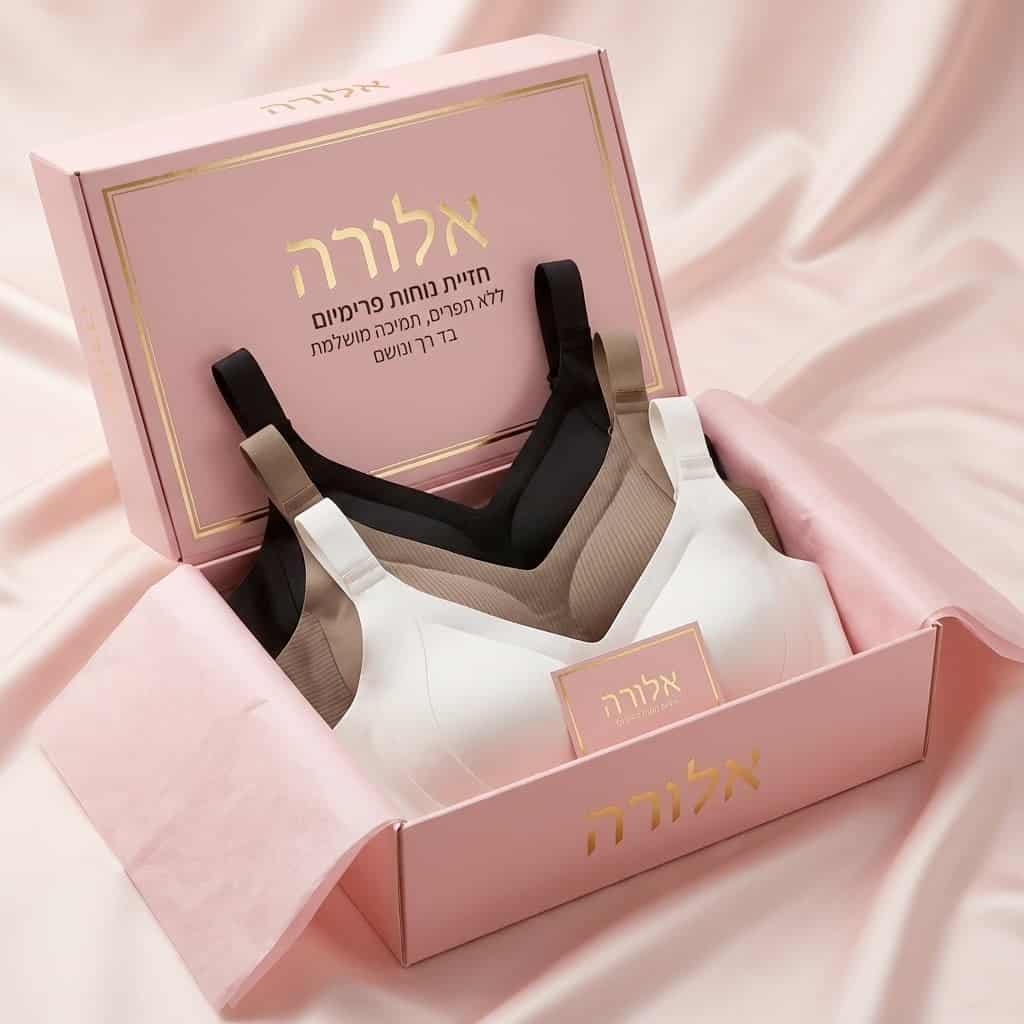 סט 3 חזיית נוחות חלקה – בלי ברזלים ועם התאמה מדויקת - Elora