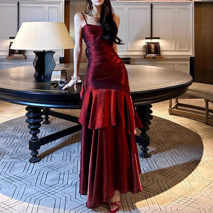 שמלת מקסי פרחונית רכה למראה אלגנטי - Elora