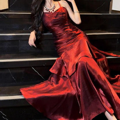 שמלת מקסי פרחונית רכה למראה אלגנטי - Elora