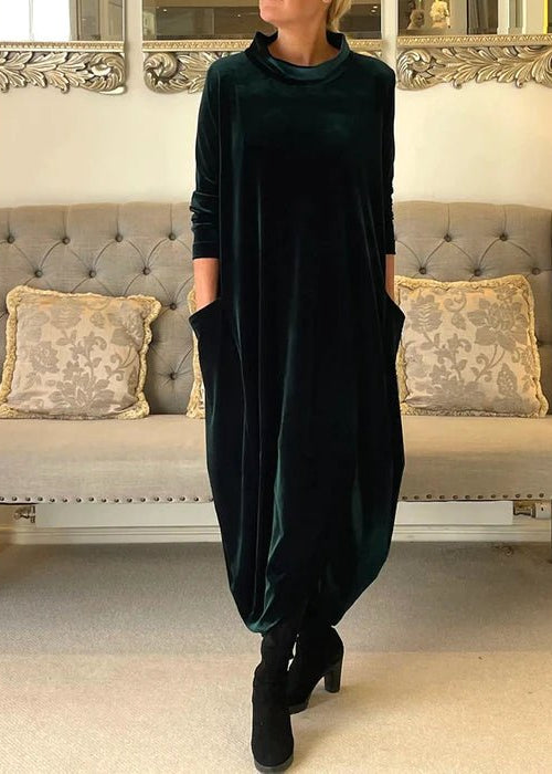 שמלת ערב קטיפתית אלגנטית ונוחה