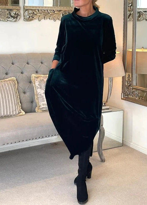 שמלת ערב קטיפתית אלגנטית ונוחה