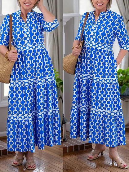 שמלת שרשראות אלגנטית - Elora