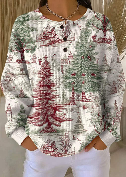 שריג עם דפוס עצים לעונת מעבר