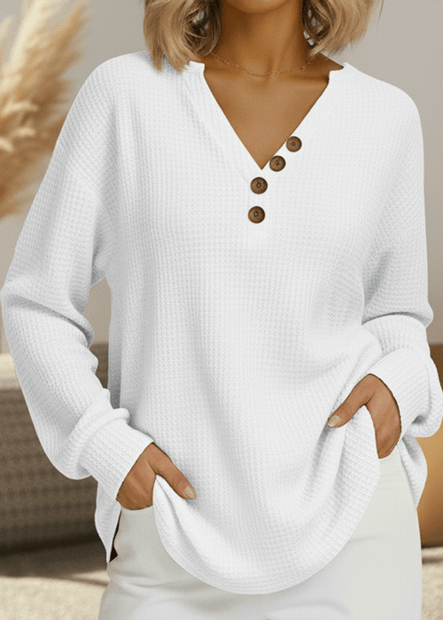 סריג נושם לימי קור בסגנון V