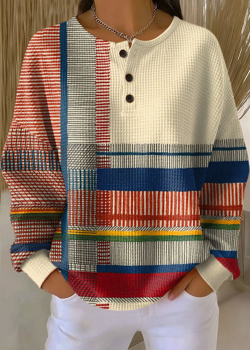 סריג וופל חמים דו-שכבתי לנשים