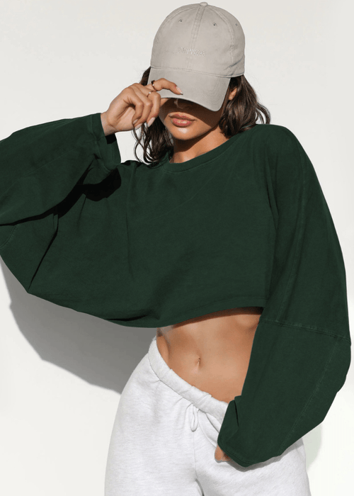 סווטשירט קצר ונעים – נוחות עם טאץ׳ של סטייל